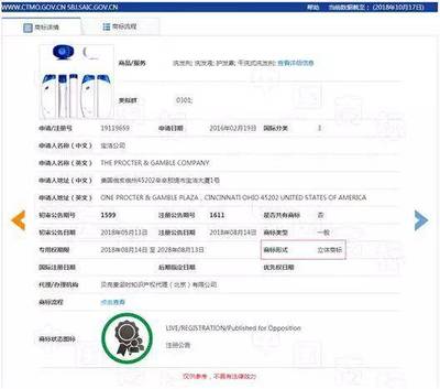 海飛絲三維標志商標申請為何一波三折？